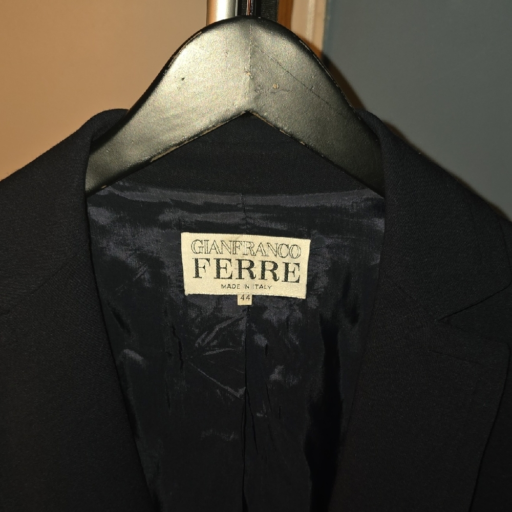 Gianfranco Ferre Black Sport Coat Classic Design